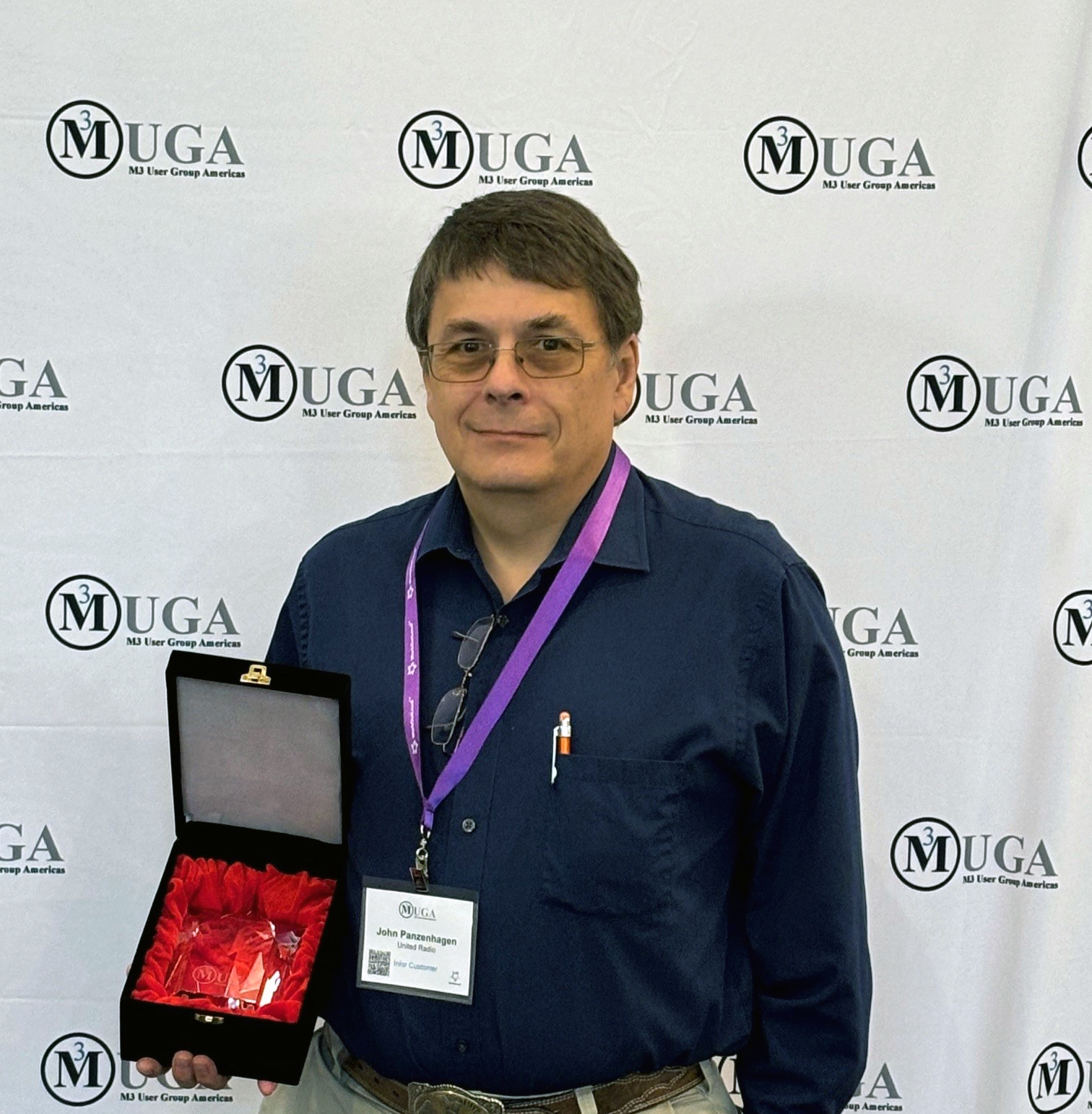 John Panzenhagen received M3 User Group Association award