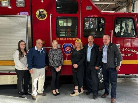 Communications division recognized Fire Prevention Month with visit to local Fire Station